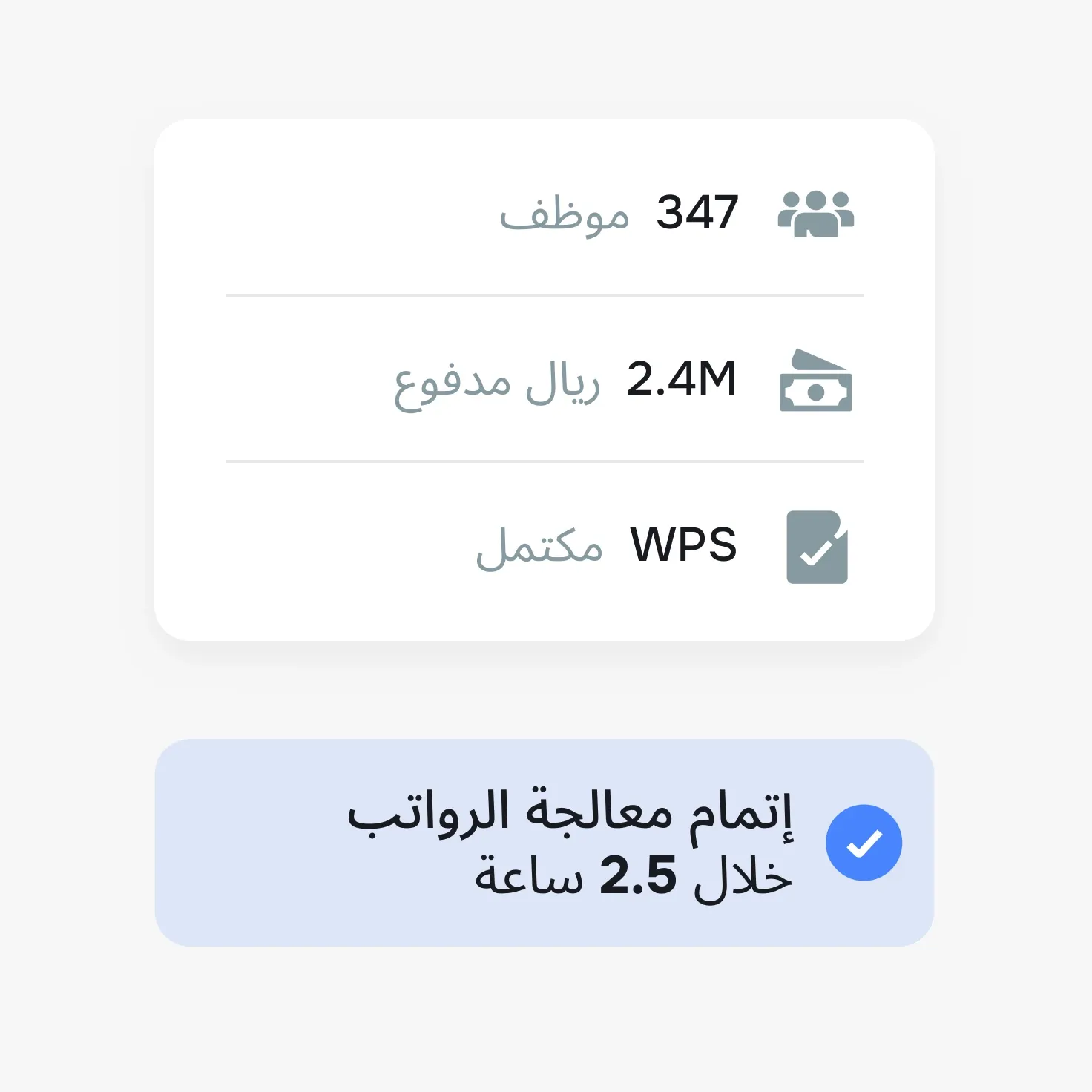 تجهيز الرواتب في ساعات قليلة بدون مجهود